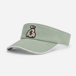 Casquette de sport de luxe en faux daim avec visière, logo personnalisé tissé, pour le golf, le tennis et les activités de plein air, ajustable, vente en gros - Product Image 1