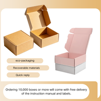 Boîtes en carton ondulé pliables pour avions, impression personnalisée, toutes couleurs, emballage écologique