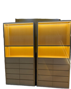Vitrines à fond solide stratifié éclairées par LED - Product Image 1