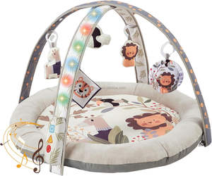 แผ่นรองคลานดนตรีมีไฟ ของเล่นเสริมพัฒนาการด้านประสาทสัมผัสและกล้ามเนื้อ ของขวัญสำหรับเด็กทารก - Product Image 1