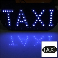 Luces LED de Señalización para Taxi, 12V, Letrero LED para Techo de Taxi, Lámpara para Parabrisas, Bombilla Blanca para Taxi