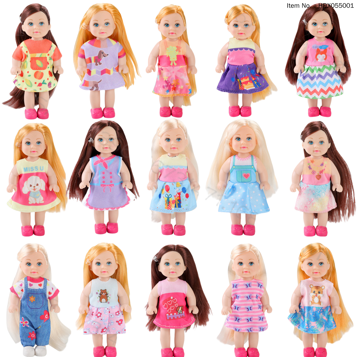 Хит продаж, модная мини-кукла Kelly 11,5 см, 4,5 дюймов, пластиковая кукла Prety Girl для детей, виниловая кукла для маленьких девочек