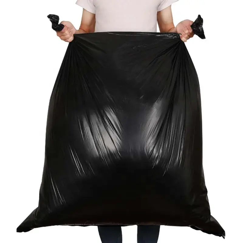 Disposable bolsas de basura duty black 3 mil contractor plastic garbage trash bag 13 gal 40 44 gallon trash bags