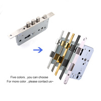 Serrure à mortaise cylindrique en métal de luxe personnalisée pour porte, serrure à mortaise antivol