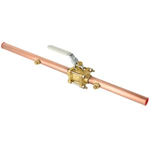 Válvula de bola de Gas y oxígeno médica de latón OEM de fábrica de China con tubo de cobre - Product Image 6