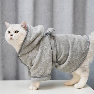 חם כלב תחפושת גור בגדים מיקרופייבר רך & כלב מהיר ייבוש מעיל אמבט חיית המחמד התאמת הסיטונאי הכלב והבעלים בגדים - Product Image 6