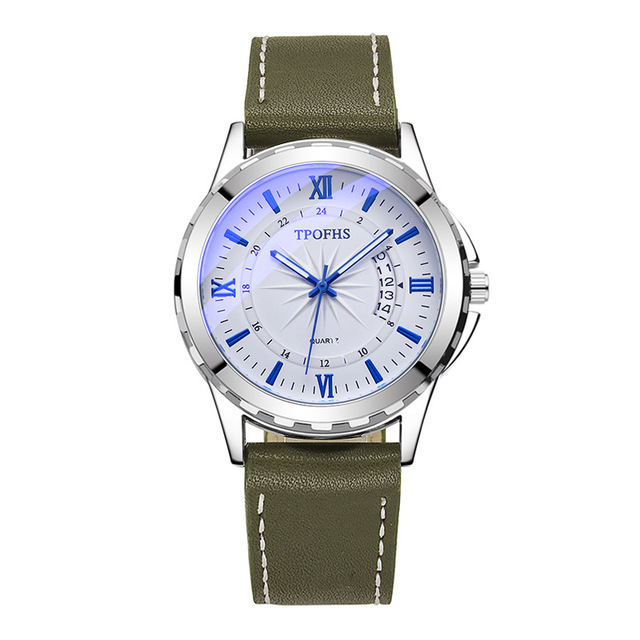 Luxury Men's Clock Quartz Sport Watch Male Leather Wristwatch Relogio Masculino Montre Homme
