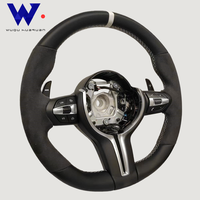 Volant en cuir de cerf pour BMW M3 M4 M5 M6 F30 F10 F15 F36 F01 F20 F22 F25 F31 F32 E70 E71 E90 E91 E92 X1 X2 X3 X4 X5 X6