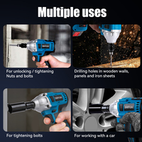 Outils électriques de qualité avec batterie Li-ion rechargeable, perceuse à main, perceuse électrique sans fil, clé électrique