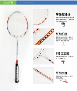 <span class=keywords><strong>Zenek</strong></span> Maßgefertigter Carbon-Faser PU-Griff Badmintonschläger mit Mittlerer Härte Professionelle Ausrüstung - Product Image 4