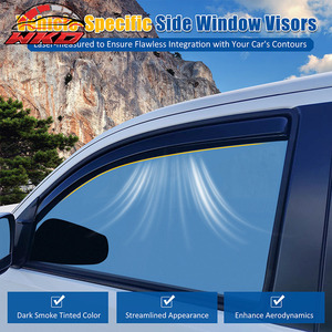 Viseras para Ventanas de Toyota Tacoma 16-23, Doble Cabina, Acrílicas, Protección Contra la Lluvia - Product Image 3