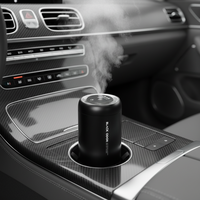 Désodorisant de voiture de luxe parfumé à l'odeur noire et diffuseur d'aromathérapie avec fonction de démarrage supérieure à lumière ambiante pour les voitures