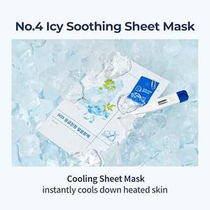 Masque facial en gel rafraîchissant et apaisant n°4 - Aloe vera et concombre apaisants, hydratation instantanée pour les peaux stressées par le soleil (1 pièce) - Product Image 2