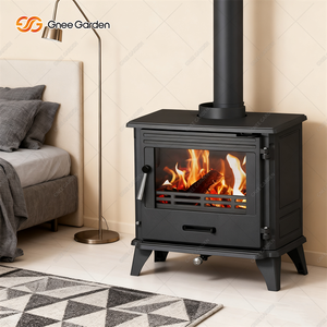 เตาเผาไม้เหล็กหล่อแบบพกพาสำหรับกลางแจ้ง สีสนิมธรรมชาติ ผลิตตามสั่ง ขายส่ง ได้รับการรับรองมาตรฐาน CE - Product Image 3