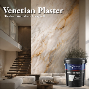 Pittura Murale Minimalista Effetto Marmo Veneziano per Interni Open Space e Aree Living Integrate - Product Image 1