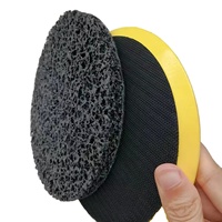 Disques abrasifs noirs de 7 pouces (180 mm) avec support auto-agrippant