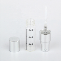 Flacon d'atomiseur de bouteille de parfum en verre vide de 5ml avec logo personnalisé avec vaporisateur