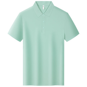 Polo Shirt Unisex Solid Color Polyester Summer Workwear Daily Use - Product Image 3