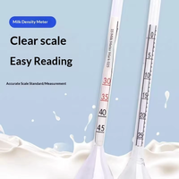 Precise Measurements Glass Material Sacharometer Densitometer Accuracy 20C Temperature Compensation Manual Calibration