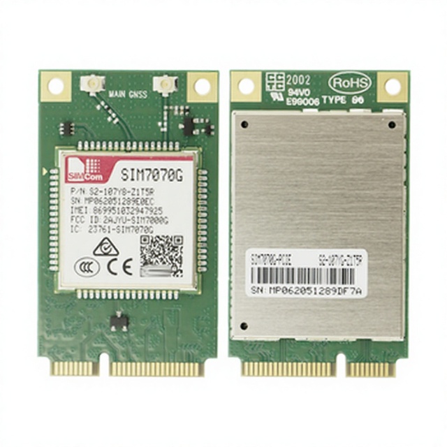 Global Frequency GSM/NBIOT/CAT-M/LTE 4G LPWA/NB-IoT Module SIMCom SIM7070G MiniPCIe SIM7070G-PCIe