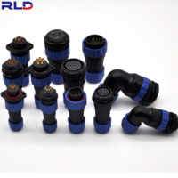 IP68 Steckverbinder SP162 3 4 5 6 7 9 Pin SP-Serie Wasserdichtes Kabel Kunststoff Rundsteckverbinder für LED-Bildschirm