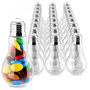 PET for Clear <strong>Empty</strong> Plastic <strong>Bottle</strong> with Cap for Candy Water Juice Champagne Soda Energy Drinks Packaging - Product Image 1