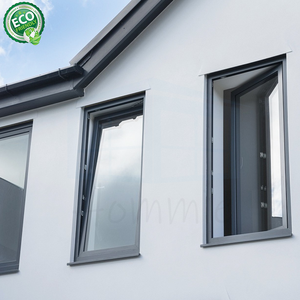Commercial Factory Direct Modern White Tilt Turn <b>Window</b> Double Glass Uv Protection Inward Open Horizontal Opening - Product Image 5