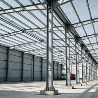 Atelier modulaire extensible en acier, structure métallique évolutive pour répondre aux besoins de production d'entreprises en croissance