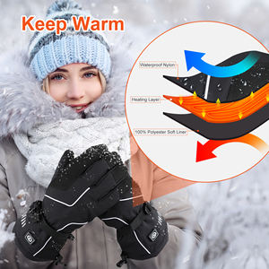 <span class=keywords><strong>Gants</strong></span> <span class=keywords><strong>chauffants</strong></span> avec intérieur en polaire doux pour l'hiver, forte production de chaleur, résistants à la neige, design durable, longue durée de vie de la <span class=keywords><strong>batterie</strong></span> - Product Image 3