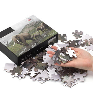 Produttore all'ingrosso immagine personalizzata 100 <span class=keywords><strong>200</strong></span> 500 1000 pezzi <span class=keywords><strong>puzzle</strong></span> di carta fai da te 96 pezzi <span class=keywords><strong>puzzle</strong></span> per bambini - Product Image 3
