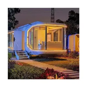 Mobile Tiny Homes House Prefab Modular 1 Bedrooms 20ft 40ft Container Mobile Home Prefab Houses For Living