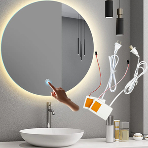 Công tắc cảm ứng đơn 12v12w với nguồn điện tích hợp, Công tắc cảm ứng mờ được sử dụng cho đèn Led của gương phòng tắm - Product Image 3