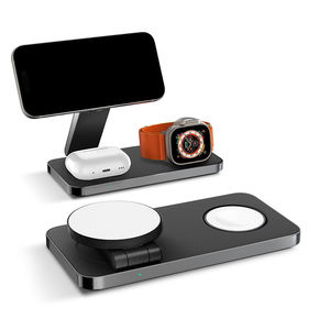 Cargador Inalámbrico Plegable Multifunción 3 en 1, Estación de Carga Rápida de 15W de Fábrica - Product Image 2