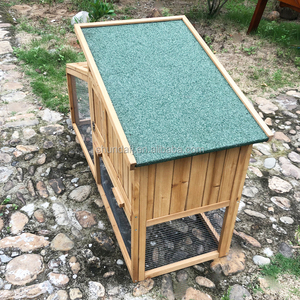 Casa para conejos SDR022, ecológica, clásica, de madera, para todas las estaciones. - Product Image 3