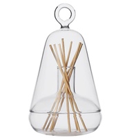 Bouteilles en verre personnalisées à rayures 1 pc, en forme de cloche, huile essentielle, diffuseur d'aromathérapie