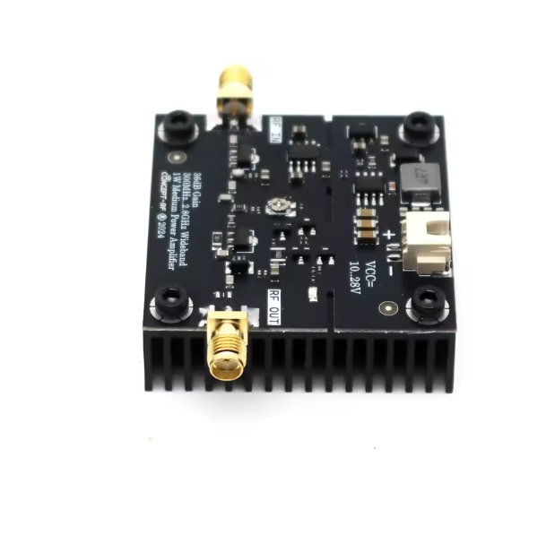 0.3-2.8GHz 1W PA RF Power Amplifier 36dB Driver Radio Medium Wave FM Walkie Talkie WIFI 2.4Ghz 433Mhz 915Mhz