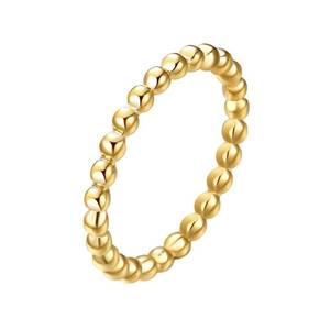 Anillo de Boda de Acero Inoxidable con Cuentas Redondas de 2 mm de FanKe, Diseño Moderno y Sencillo para Parejas, Venta al por Mayor - Product Image 5
