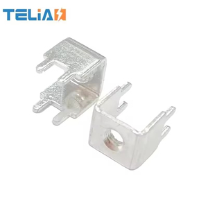 Connecteur de soudage à vis pour circuit imprimé M4 en cuivre/laiton 60A, 4 broches, AC/DC, certifié CE/ISO, TLS44148 - Product Image 2