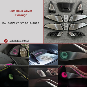 Couverture décorative pour haut-parleur LED, lampe d'ambiance pour BMW X5 X7 G05 G07 2018-2024, éclairage d'ambiance pour voiture - Product Image 6