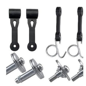 ชุดล็อคสำหรับเฟล็กซ์โทรนิคส์ คราฟต์สแมน 109808X 160793 532160793 ชิ้นส่วนโลหะสีดำพร้อมสกรูและแหวนรอง - Product Image 2