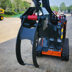 Kompakt lader Rotierender Holz greifer Wurzelharken-Greifer aufsatz für die Landschafts gestaltung - Product Image 2