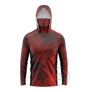 Chemises de pêche imperméables coupe-vent pour hommes avec capuche Protection <span class=keywords><strong>UV</strong></span> Vêtements respirants pour la randonnée et le camping en plein air Plus Size-5XL - Product Image 2