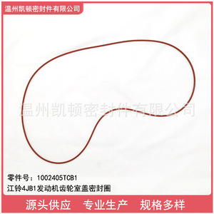 Anillo de Sellado para la Tapa de la Cámara de Engranajes del Motor Jiangling 4JB1 1002405TCB1 para Reemplazo y Reparación - Product Image 4