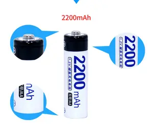 High kapazität 2200mah 1.2v AA Size NIMH Rechargeable Batteries Cell für Home Appliances