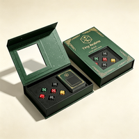 Boîte de présentation de dés de qualité supérieure, fermeture magnétique personnalisée, boîte de présentation de dés rigide, emballage cadeau