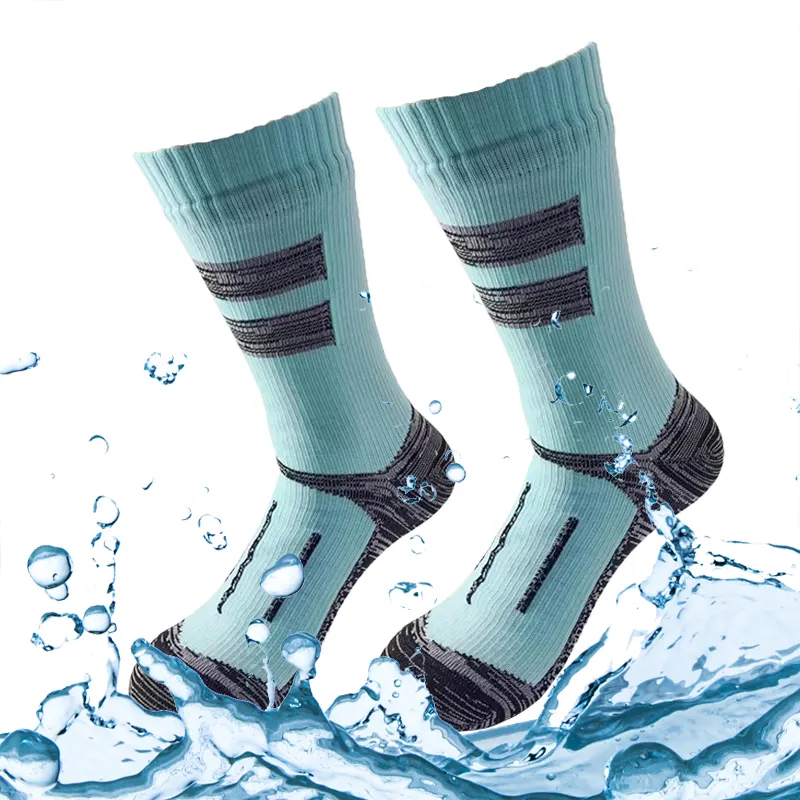 DIBEIREN Waterproof Socks Breathable WUDU Waterproof Socks for Muslim Outdoor Running Riding Sport Men Woman Socks