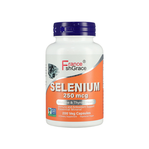 Suplemento de selenio de alta calidad 250 Mcg Support Cápsulas de función inmune para adultos Suplemento de selenio - Product Image 1