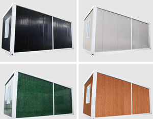 Maison préfabriquée écologique en conteneur de 20 pieds, <span class=keywords><strong>espace</strong></span> de vie mobile extensible avec tôle d'acier colorée et design minimaliste moderne - Product Image 4