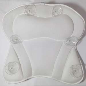Cuscino da Bagno Antiscivolo con Ventose, Comodo Poggiatesta per Vasca da Bagno e <span class=keywords><strong>Doccia</strong></span> - Product Image 1