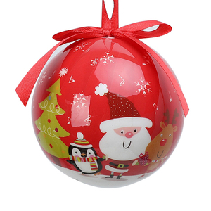 ลูกบอลประดับตกแต่งต้นคริสต์มาสลายเพ้นท์สำหรับเทศกาลคริสต์มาส - Product Image 4